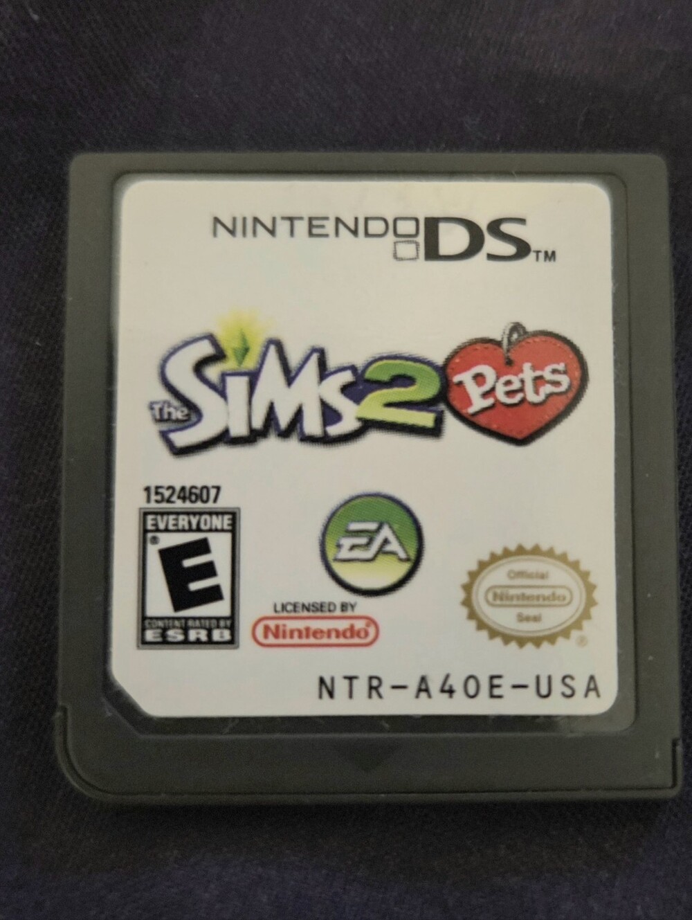 Nintendo DS Sims2 Pets Video Game Cartridge Works Great